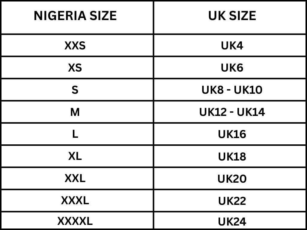SIZE GUIDE